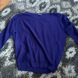 Royal blue EXPRESS sweater